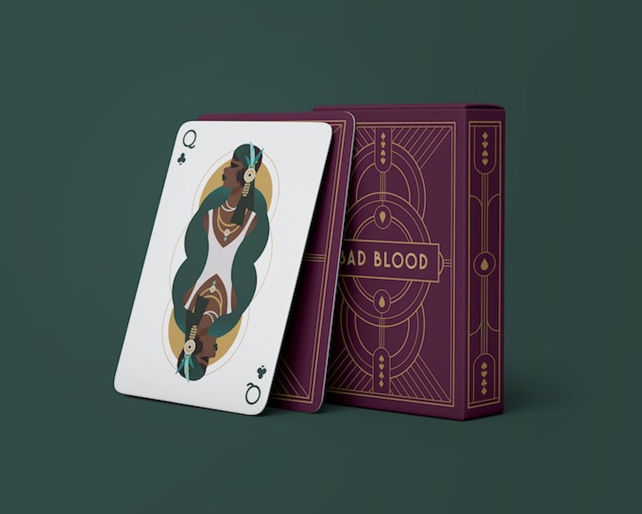 EXCLUSIVE Kickstarter First Look: 'BAD BLOOD' playing cards & murder mystery game