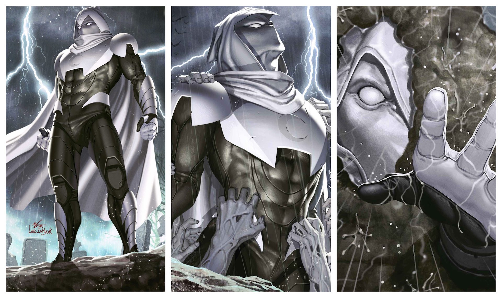 Marvel reveals three new Moon Knight covers as part of 'final days' push
