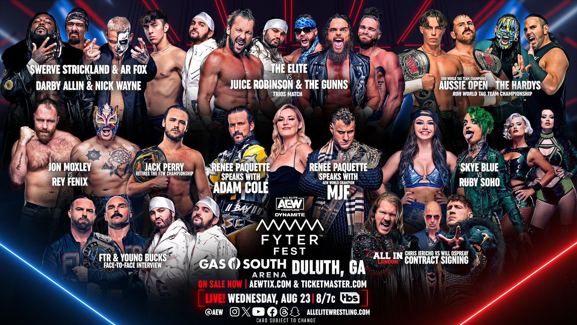 AEW Dynamite Fyter Fest preview, full card: August 23, 2023