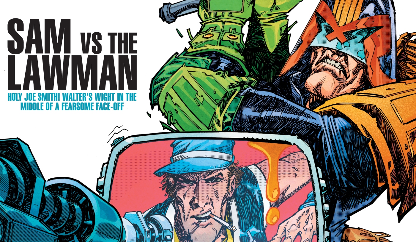 Rob Williams and PJ Holden talk their Judge Dredd story in '2000 AD' new "jump on" issue