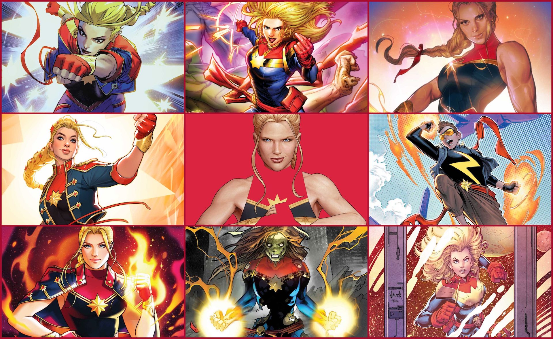Check out every 'Captain Marvel' #1 cover, out October 25th