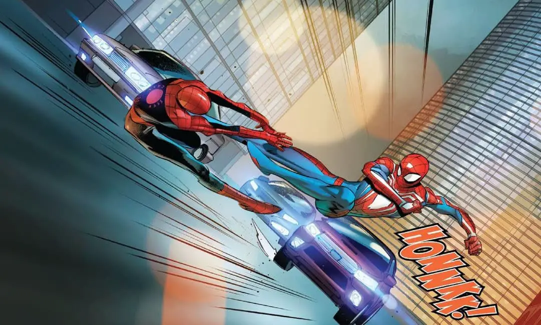 Comics Spider-Man and video game 'Spider-Man' crossover in battle with Spot