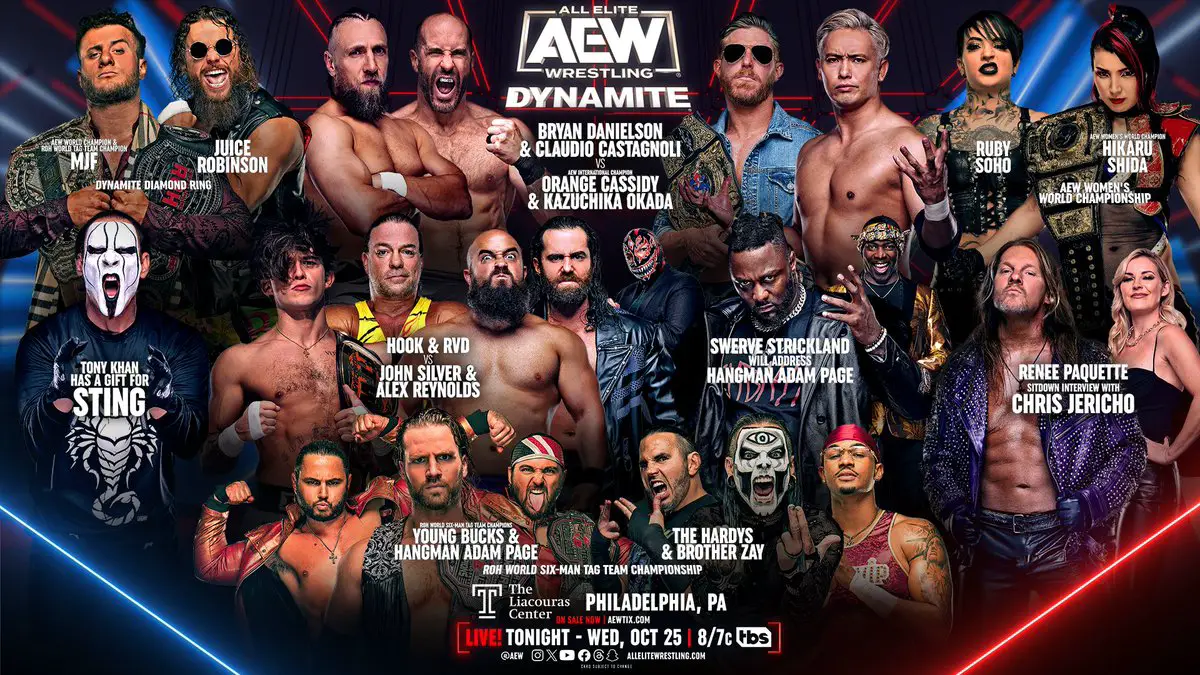 AEW Dynamite preview, full card: October 25, 2023