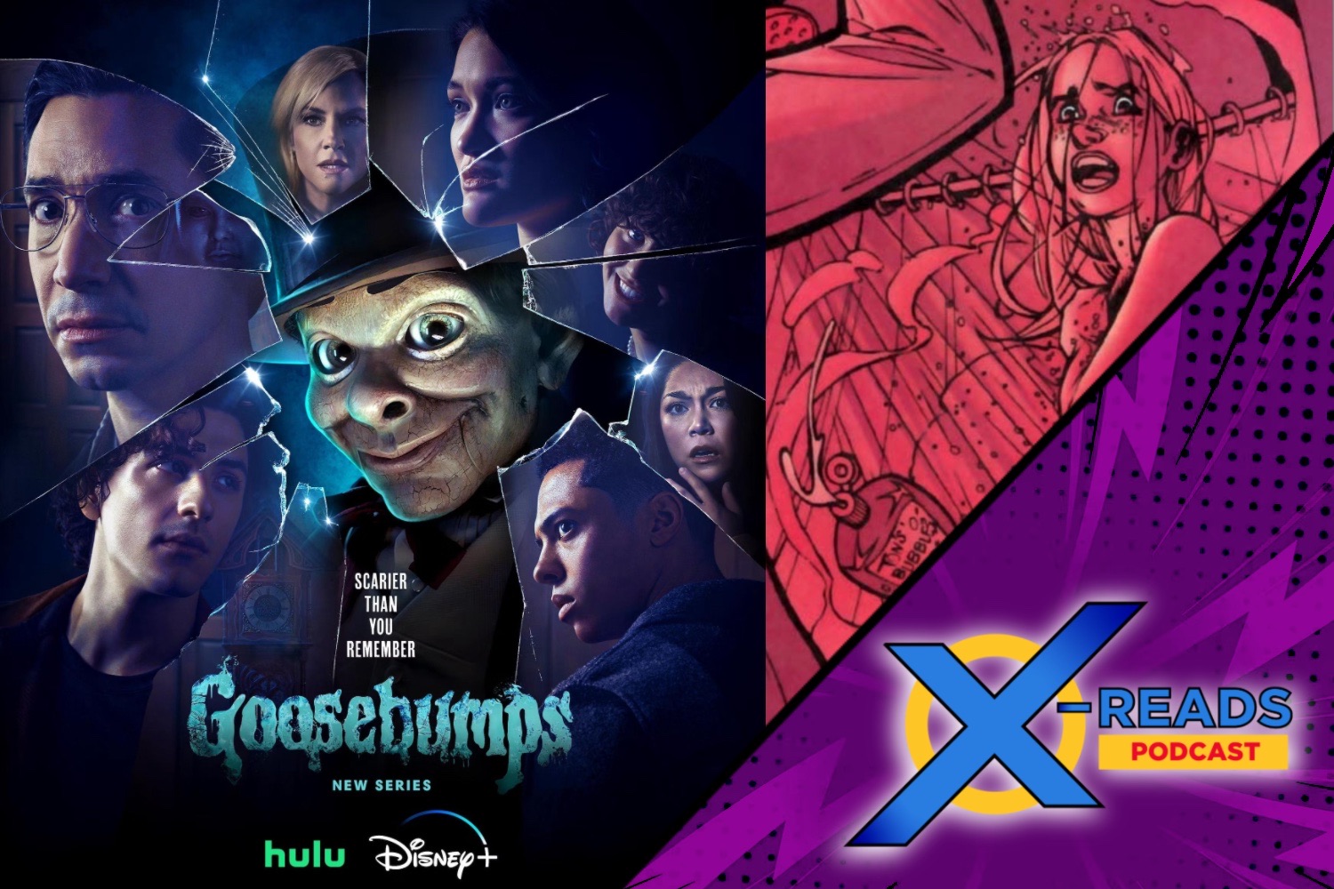X-Reads Podcast Episode 110: Halloween Special: Guest Courtney Perdue on Goosebumps (Disney+) & Jubilee vs. Horror Icons