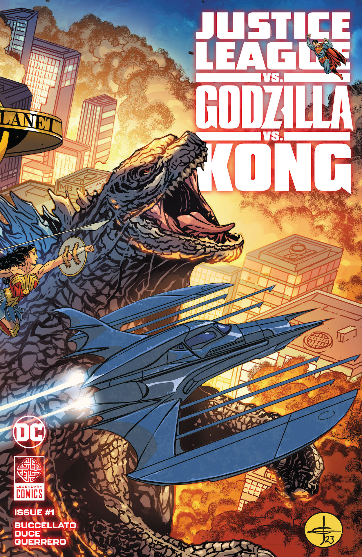 DC Preview: Justice League vs. Godzilla vs. Kong #1