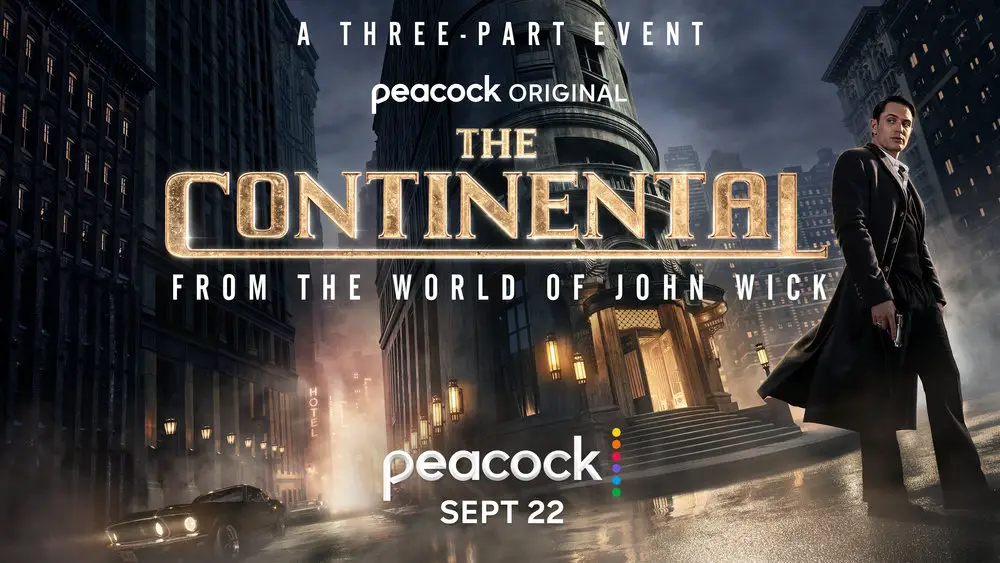 THE CONTINENTAL: FROM THE WORLD OF JOHN WICK -- Pictured: "The Continental: From the World of John Wick" Key Art