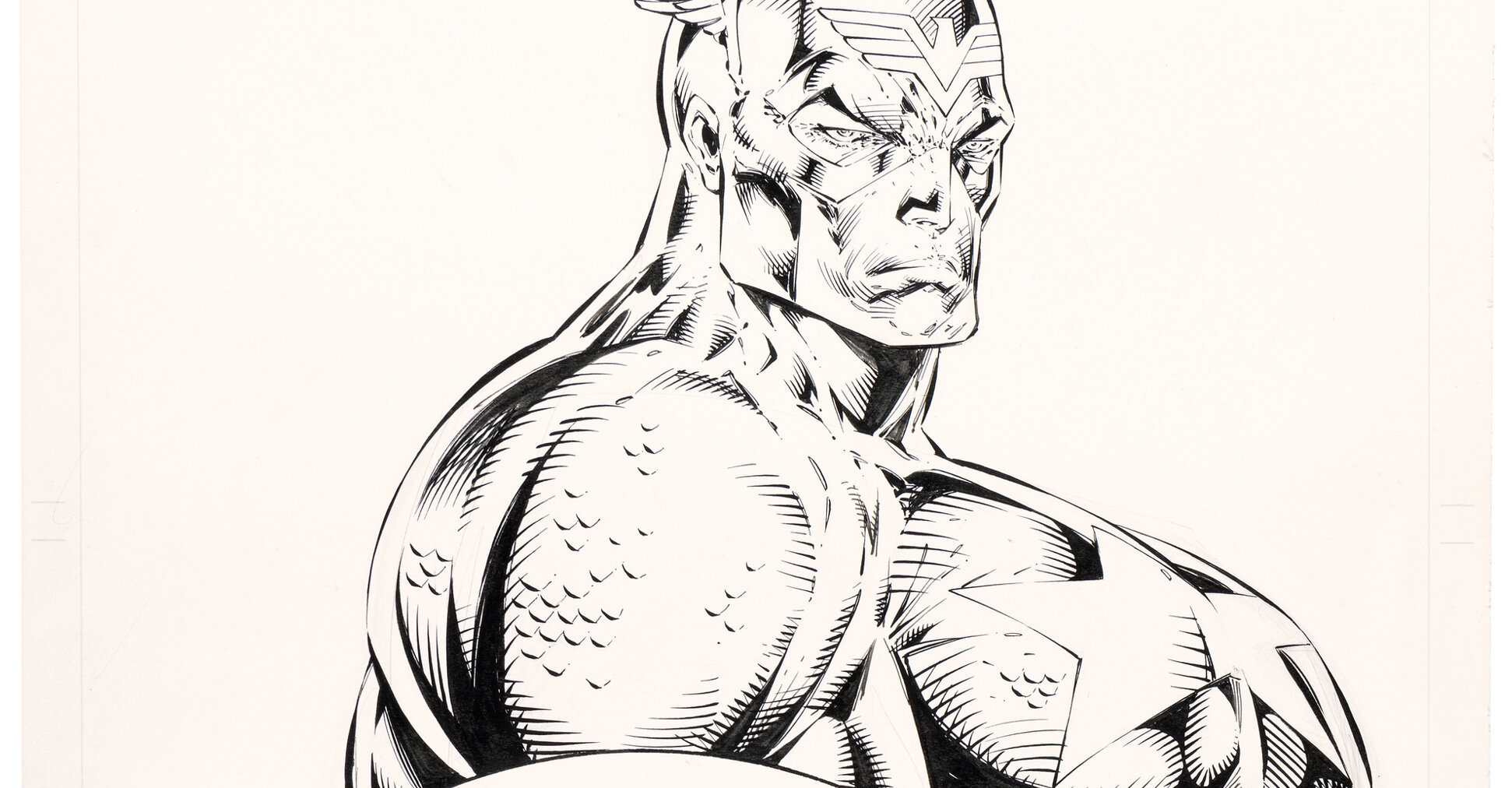 Rob Liefeld's Captain America 'Heroes Reborn' cover up for auction