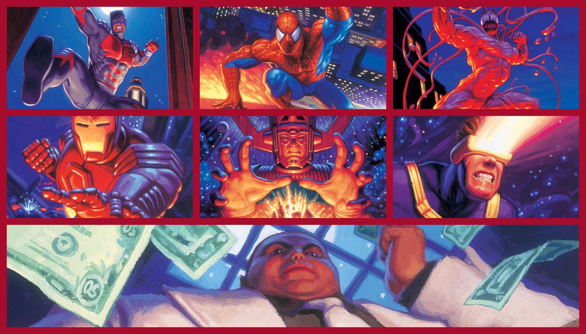 Marvel trading cards get emblazoned on variant covers in January 2024