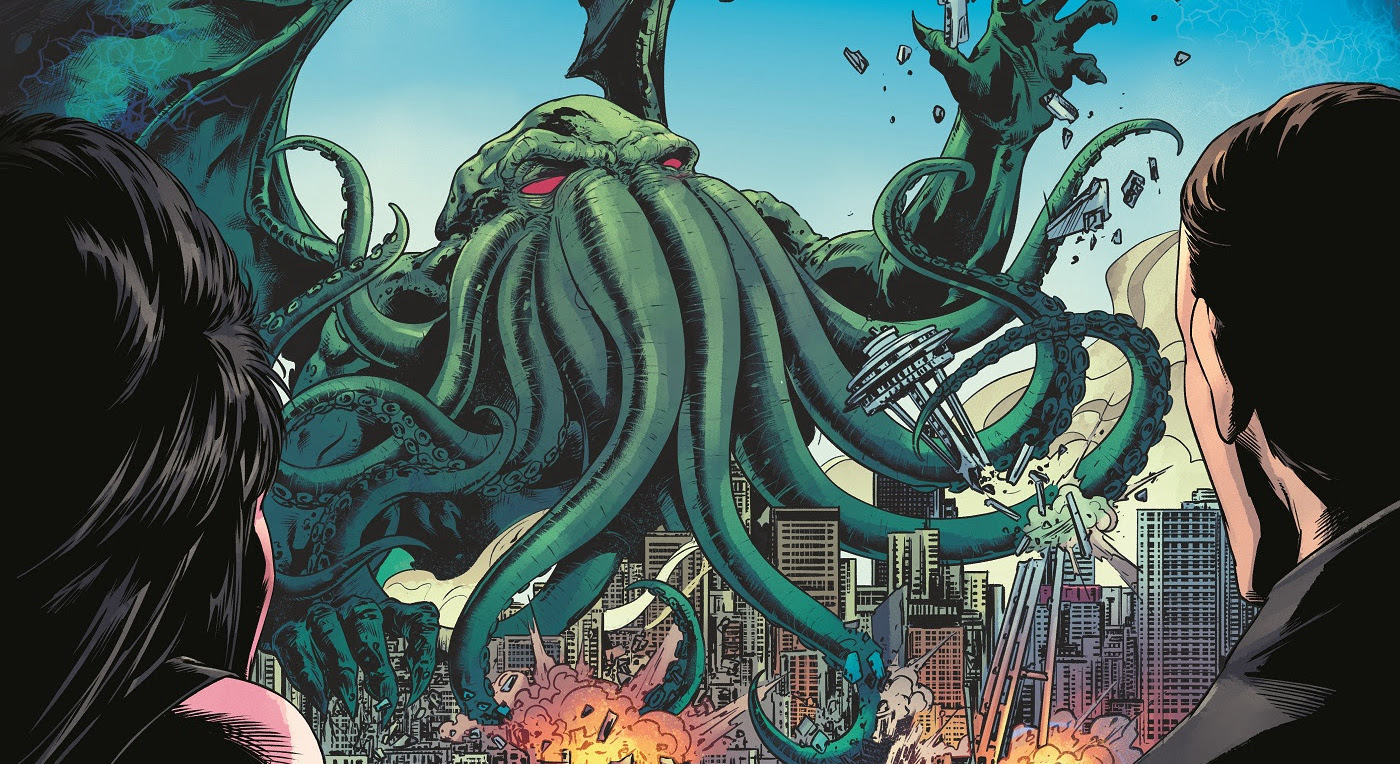 Elvira takes on H.P. Lovecraft in new Dynamite comics series