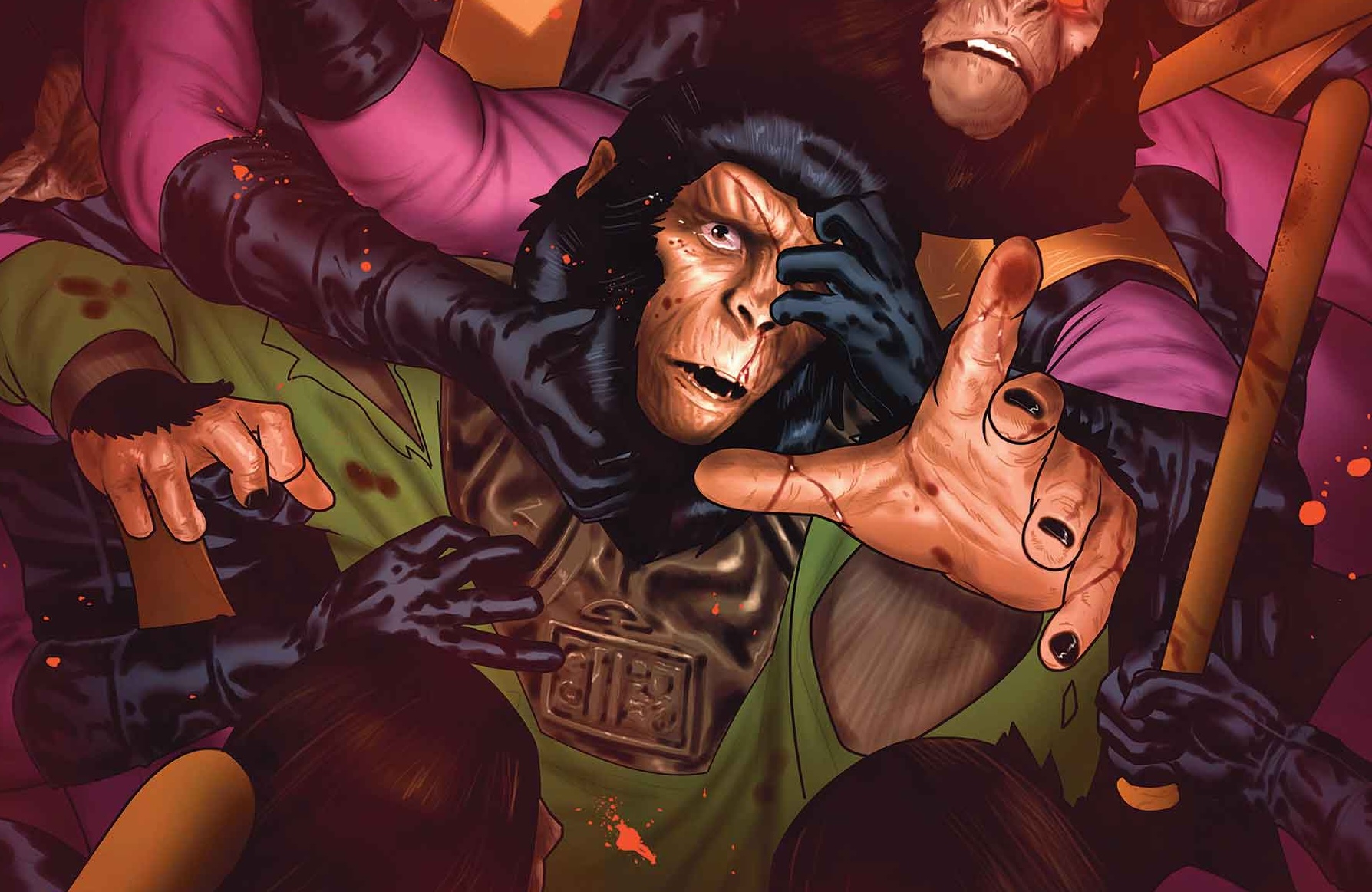 Marvel reveals cover for 'Beware the Planet of the Apes' #3