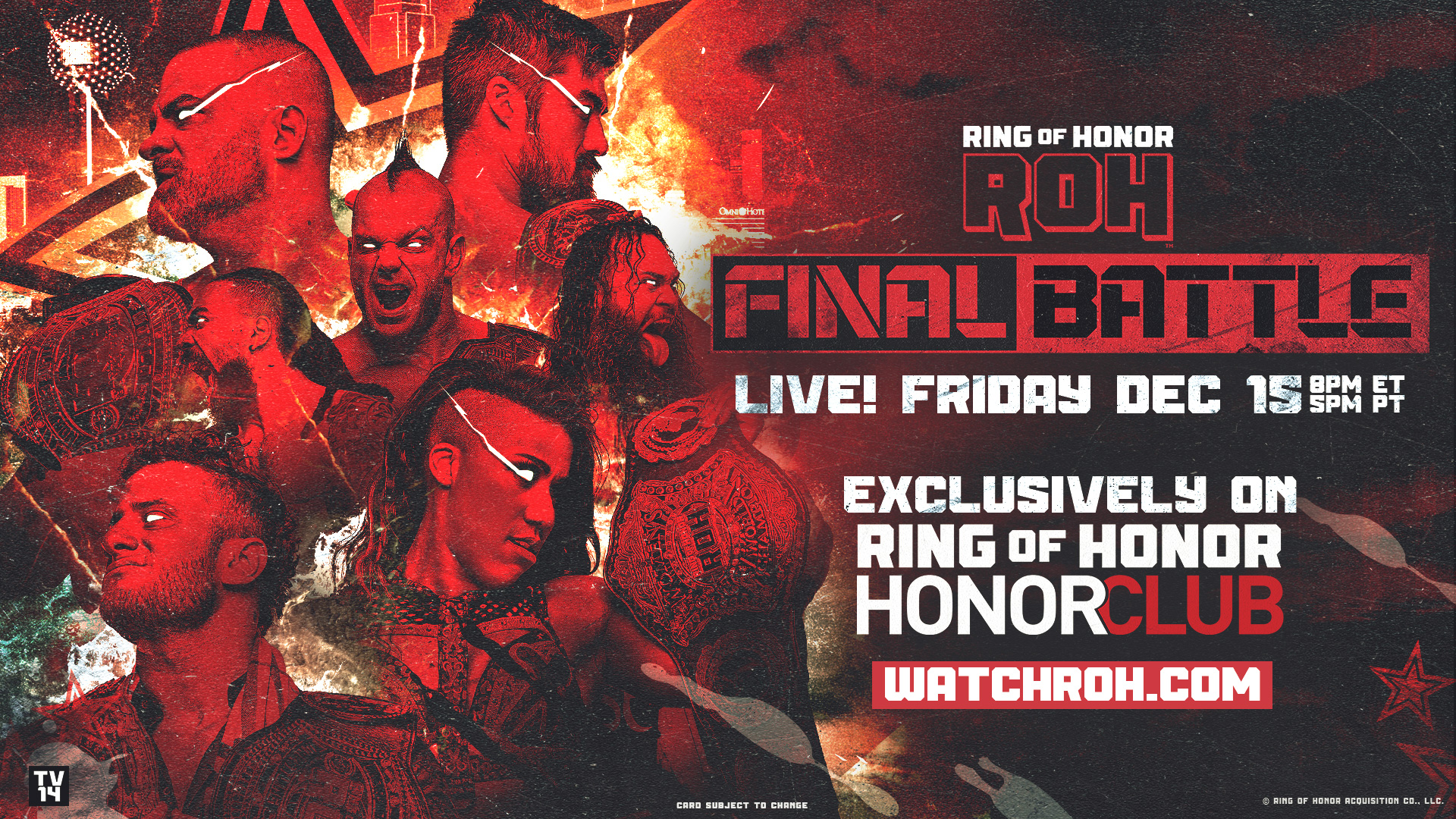 ROH Final Battle 2023 preview, full card, how to watch