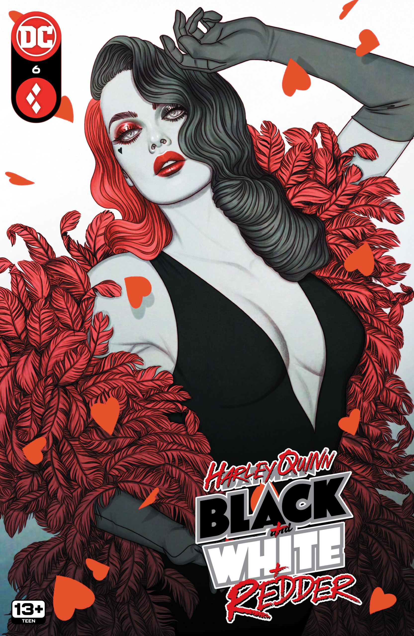 DC Preview: Harley Quinn: Black + White + Redder #6
