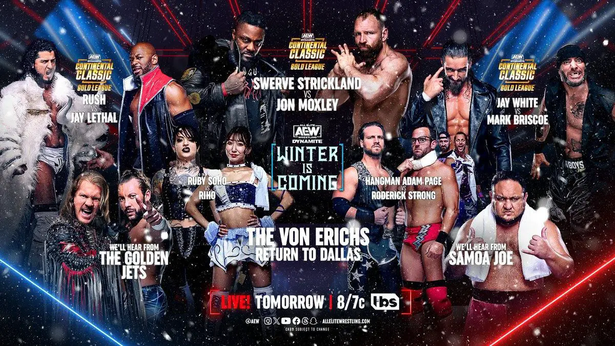 AEW Dynamite Winter is Coming preview, full card: December 13, 2023