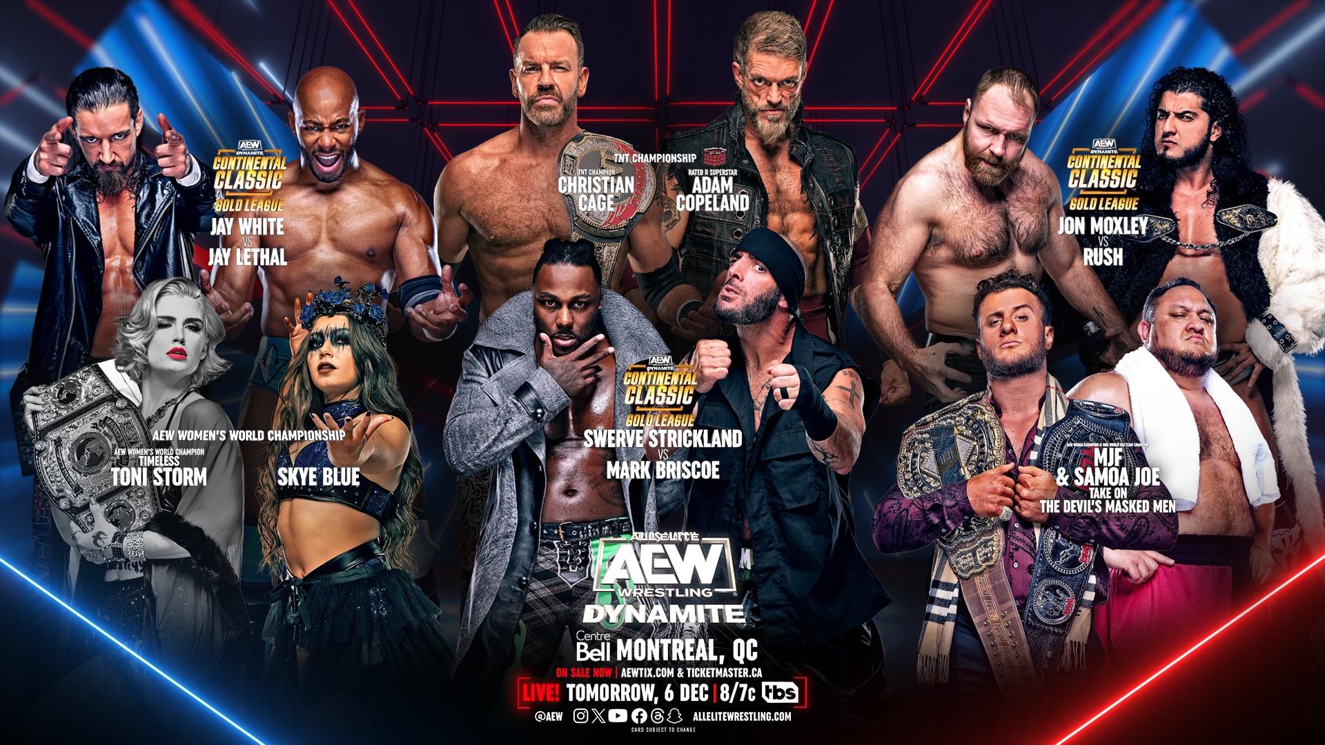 AEW Dynamite preview, full card: December 6, 2023