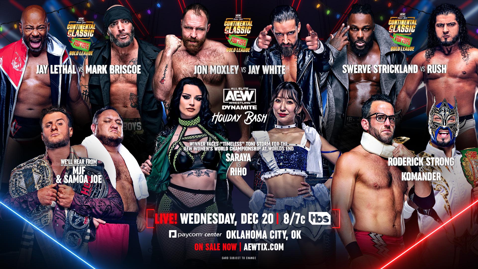 AEW Dynamite preview, full card: December 20, 2023