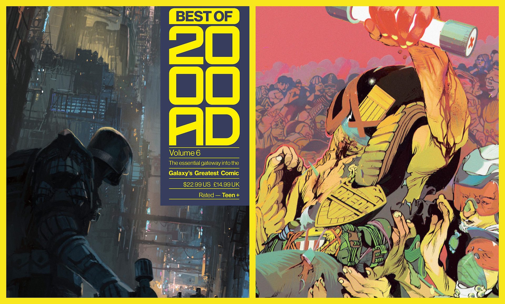 EXCLUSIVE First Look: 'Best of 2000 AD' Vol. 6 cover reveals