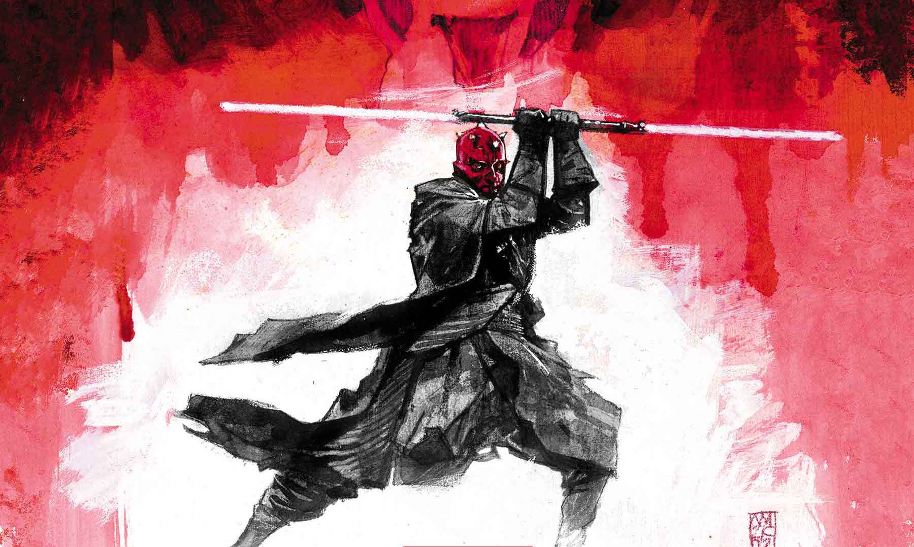Darth Maul gets 'Black, White & Red' treatment in new April 2024 series