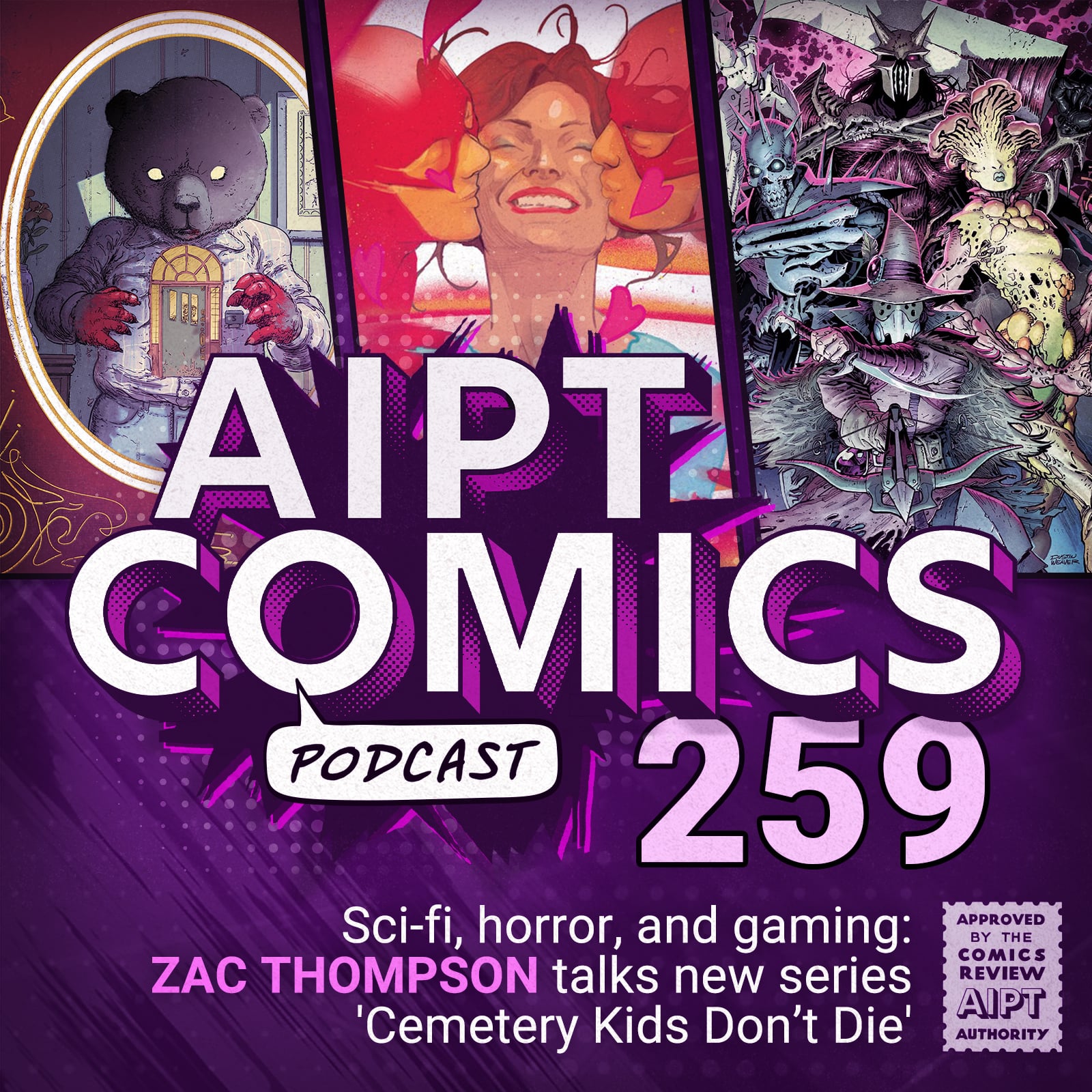 AIPT Comics Podcast Episode 259: Sci-fi, horror, and gaming: Zac Thompson talks new series 'Cemetery Kids Don’t Die'