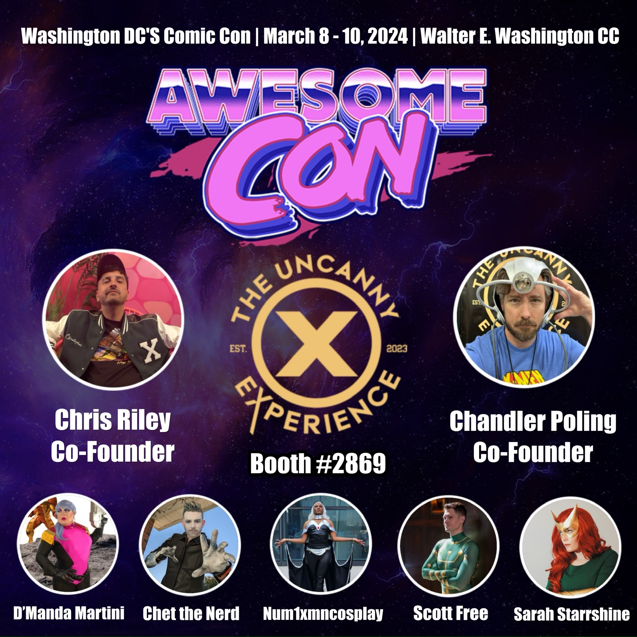 The Uncanny Experience Booth to appear at AwesomeCon