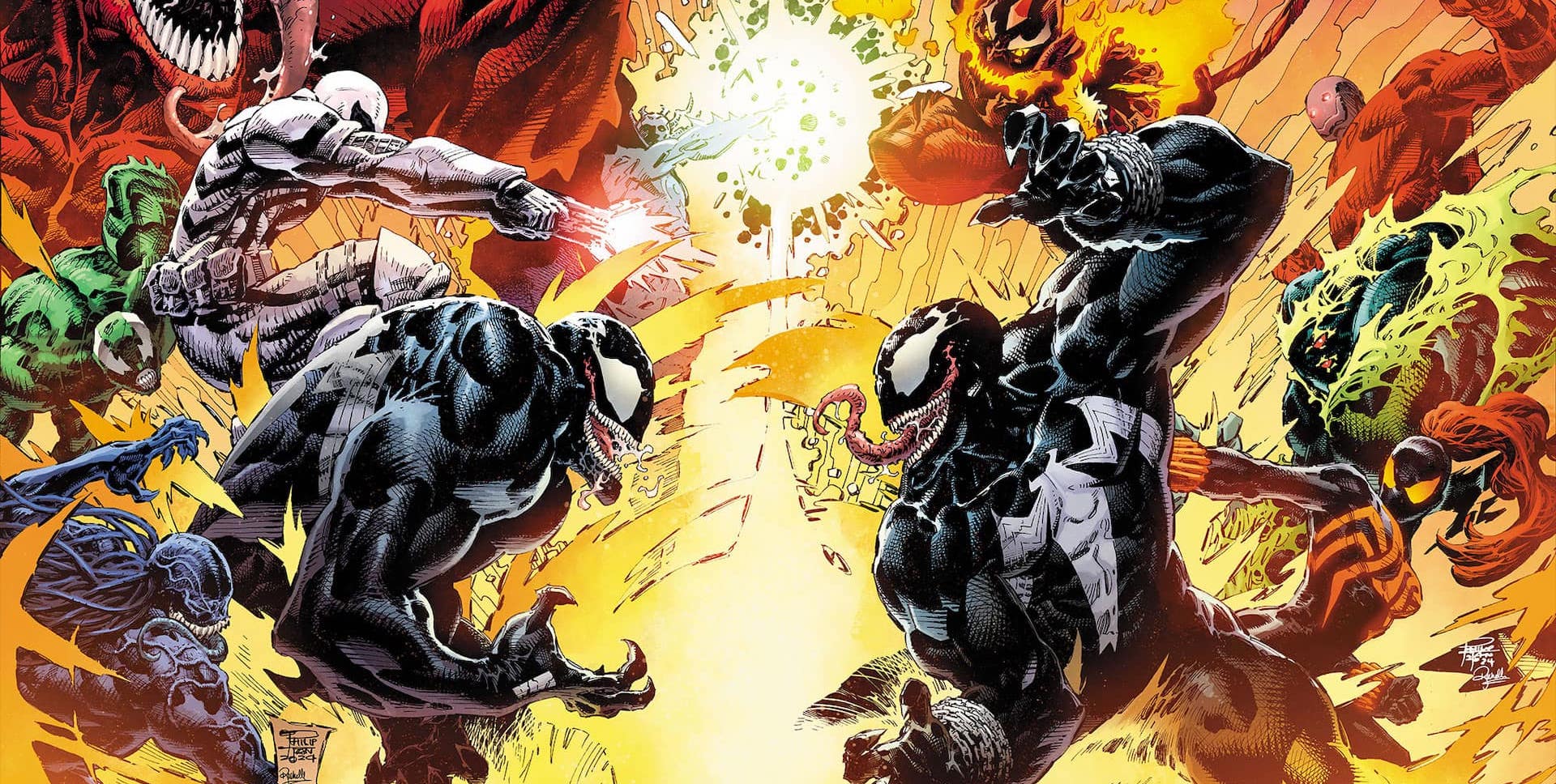 Marvel teases 'Venom War' pitting Eddie vs. Dylan