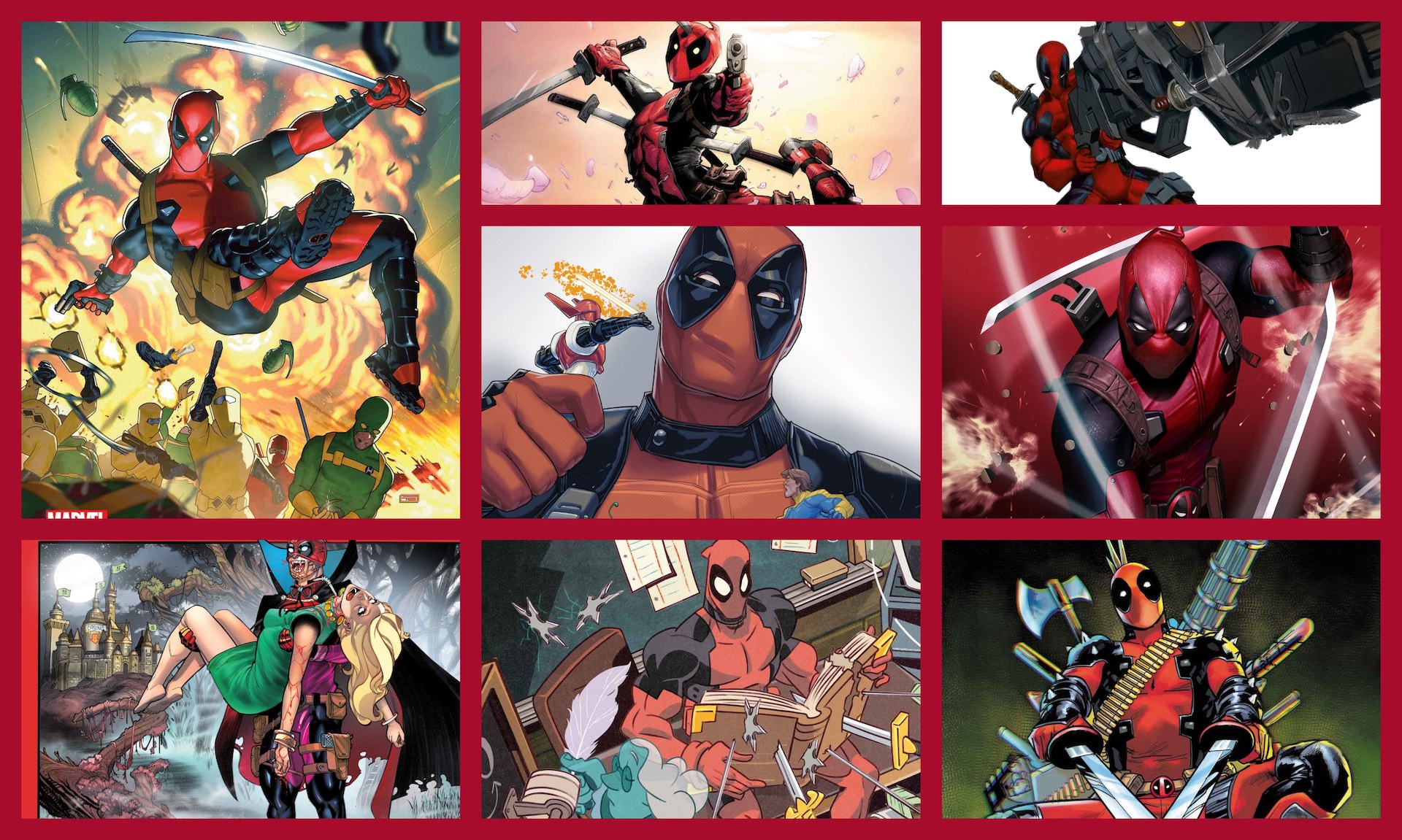 Marvel unleashed 'Deadpool' #1 variant covers