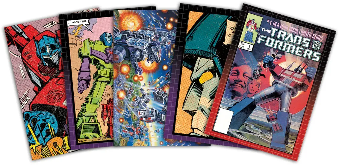Dynamite to publish Transformers 40th anniversary trading cards