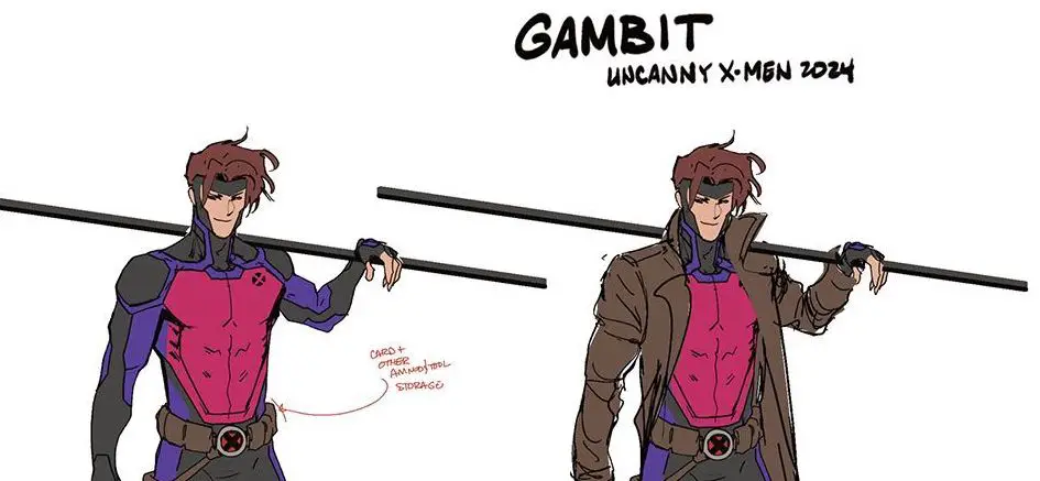 David Marquez shares Gambit designs for 'The Uncanny X-Men' relaunch