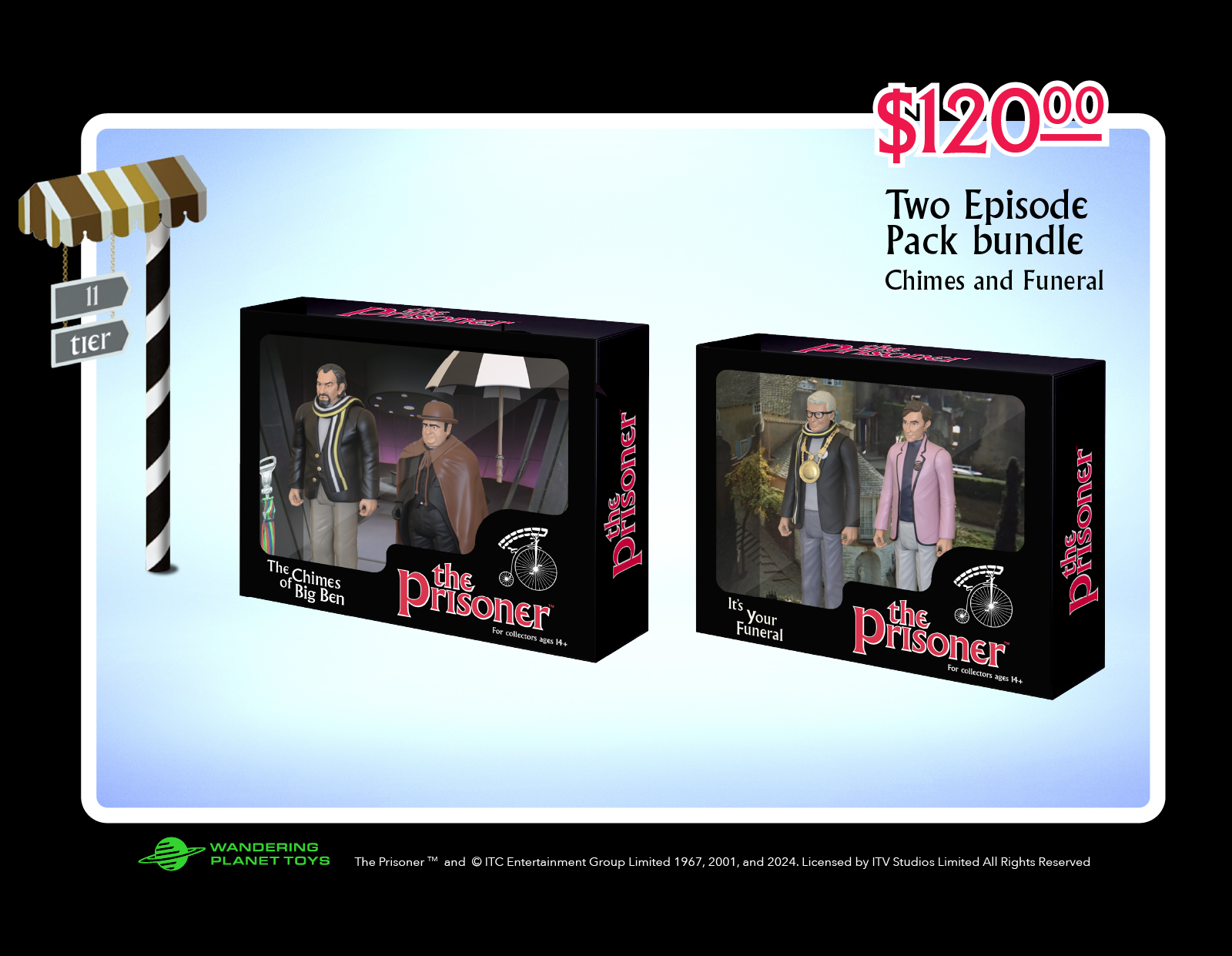 EXCLUSIVE: 'The Prisoner' action figure line grows with two-pack