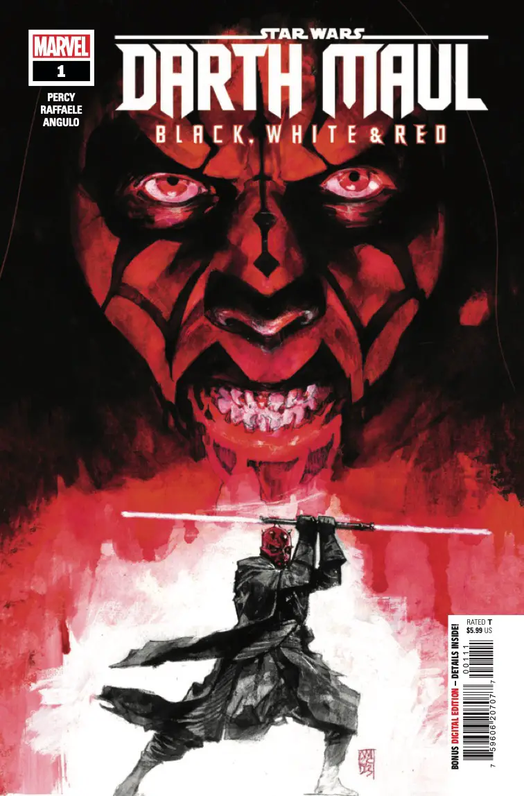Marvel Preview: Star Wars: Darth Maul - Black, White & Red #1