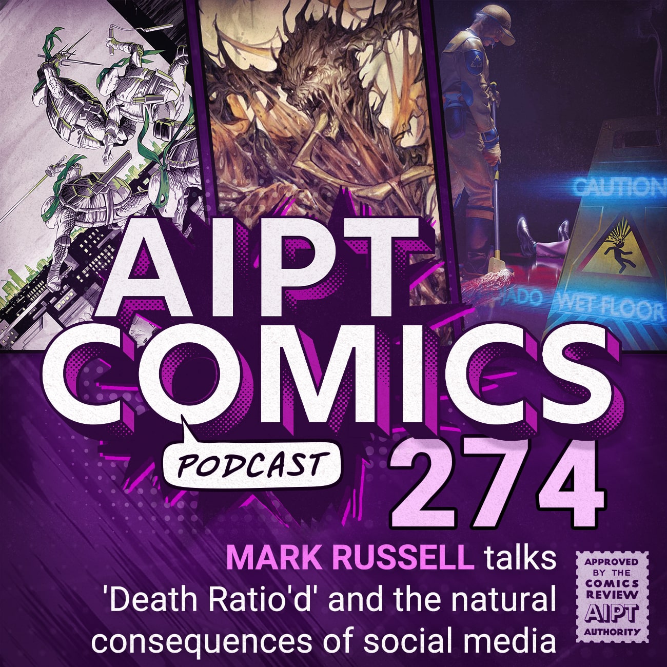AIPT Comics Podcast Episode 274: Mark Russell talks 'Death Ratio'd' and the natural consequences of social media