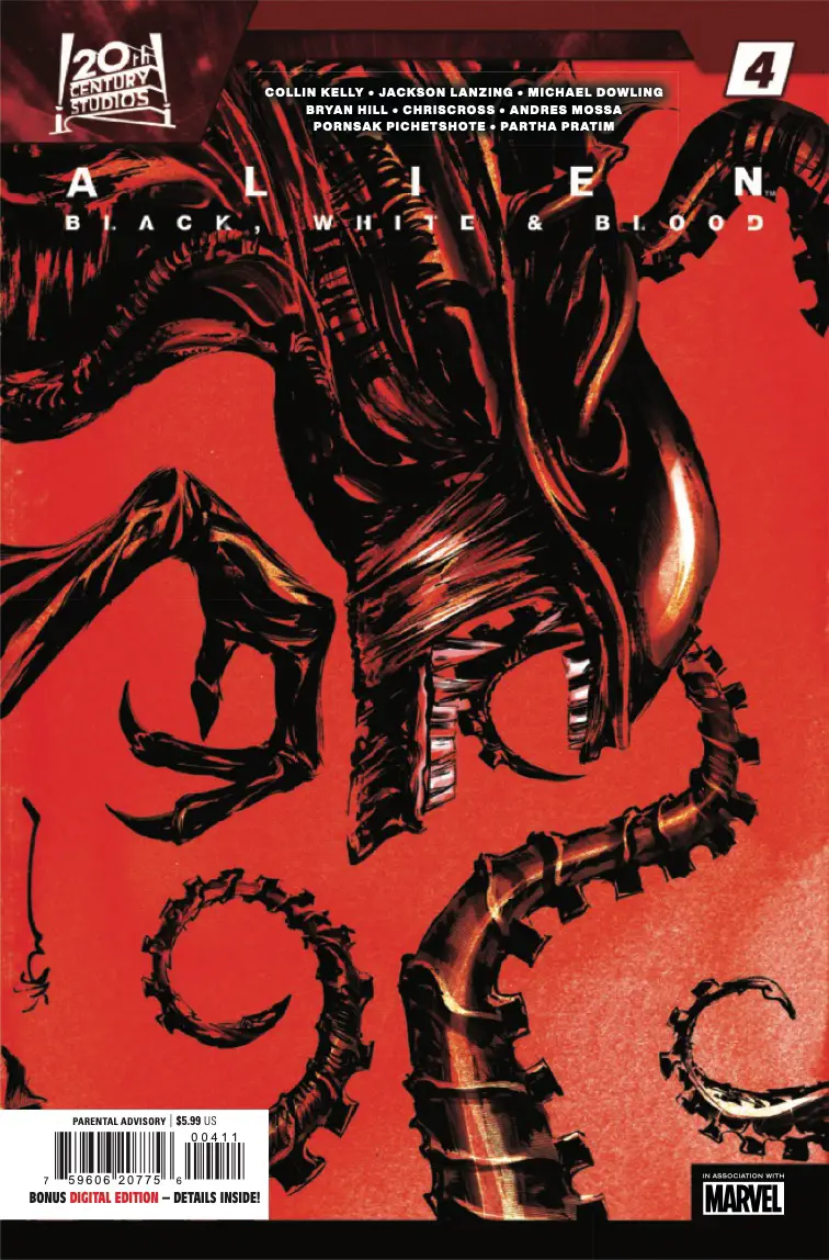 Marvel Preview: Alien: Black, White & Blood #4