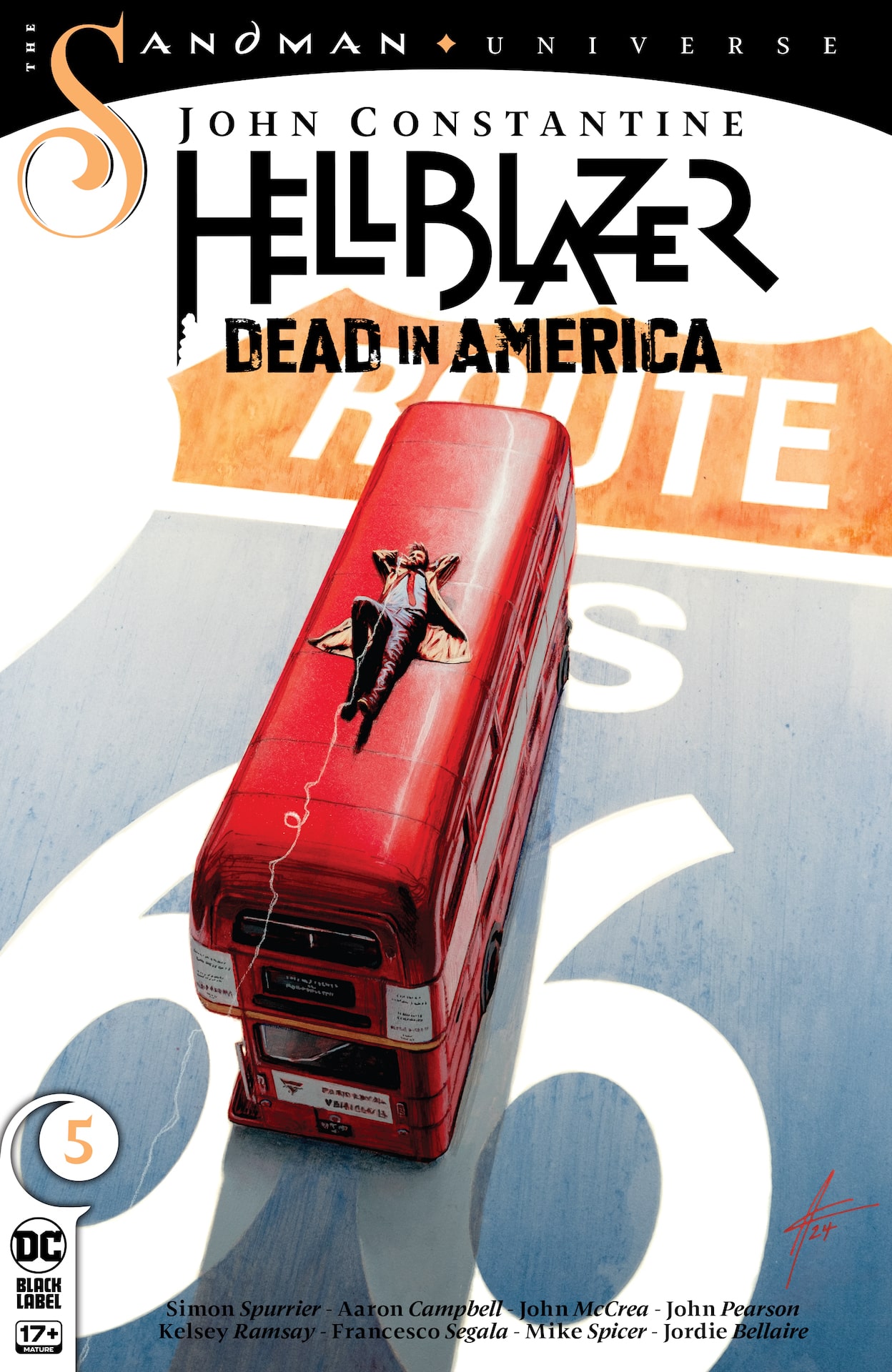 DC Preview: John Constantine, Hellblazer: Dead in America #5