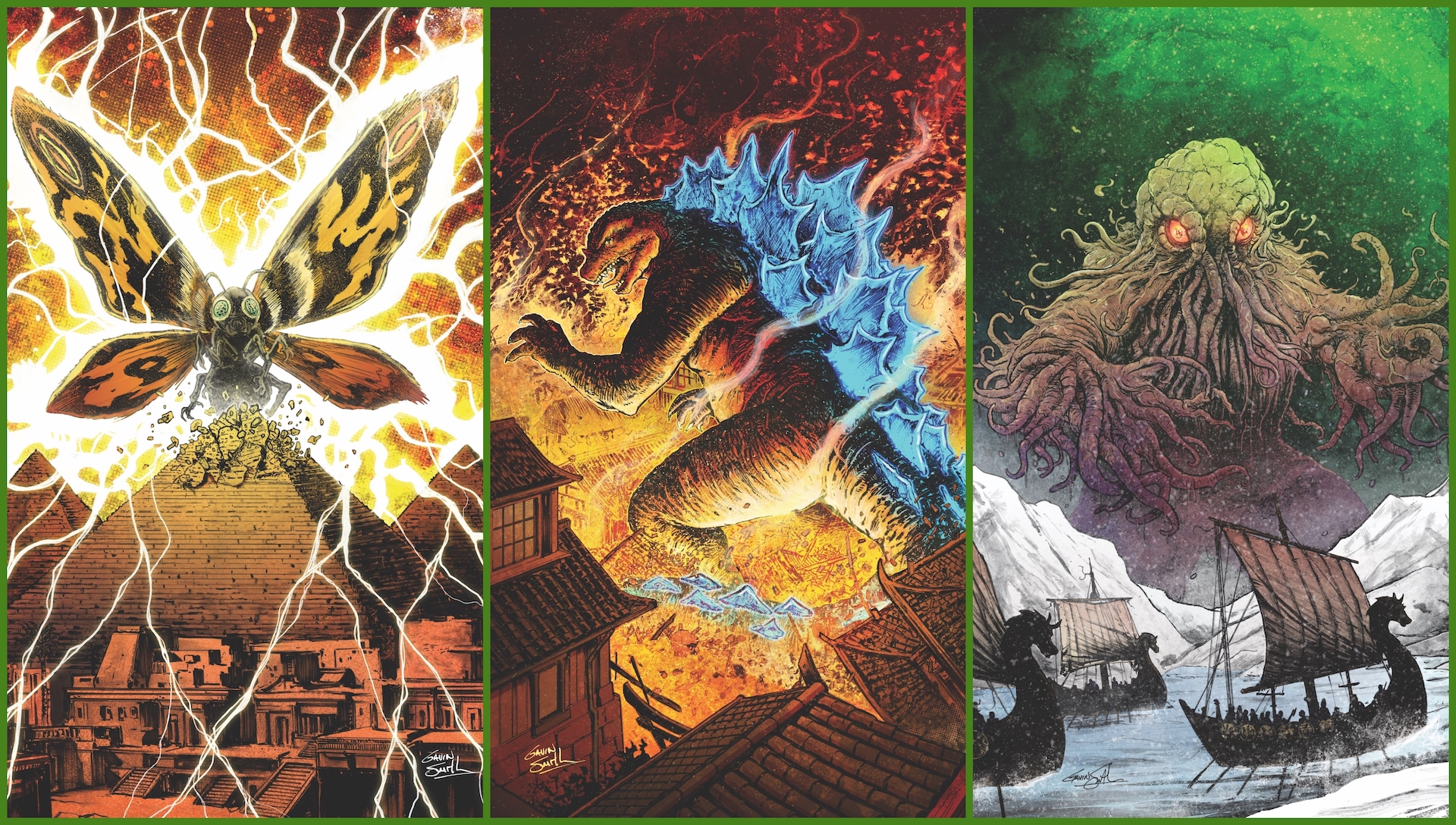 Check out every Gavin Smith 'Godzilla: Here There Be Dragons II - Sons of Giants' variant cover