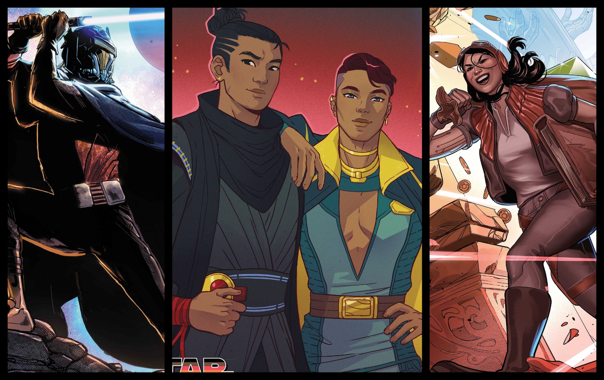Marvel shares Star Wars variant covers for Pride Month 2024