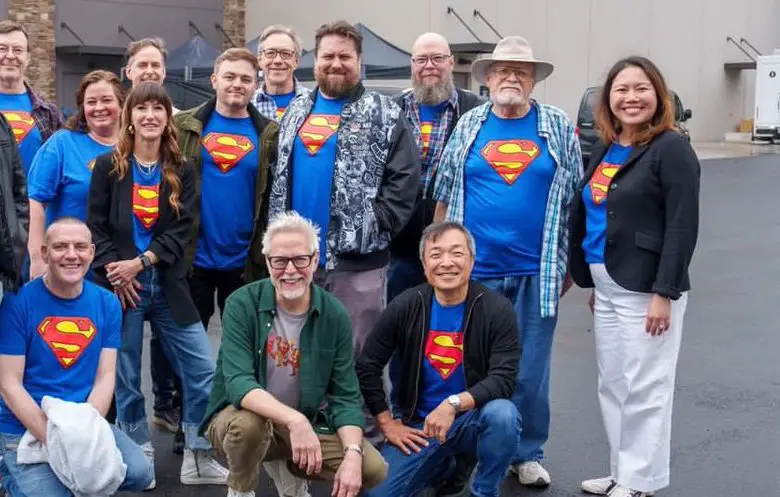 Director James Gunn invites comics creators to 'Superman' set