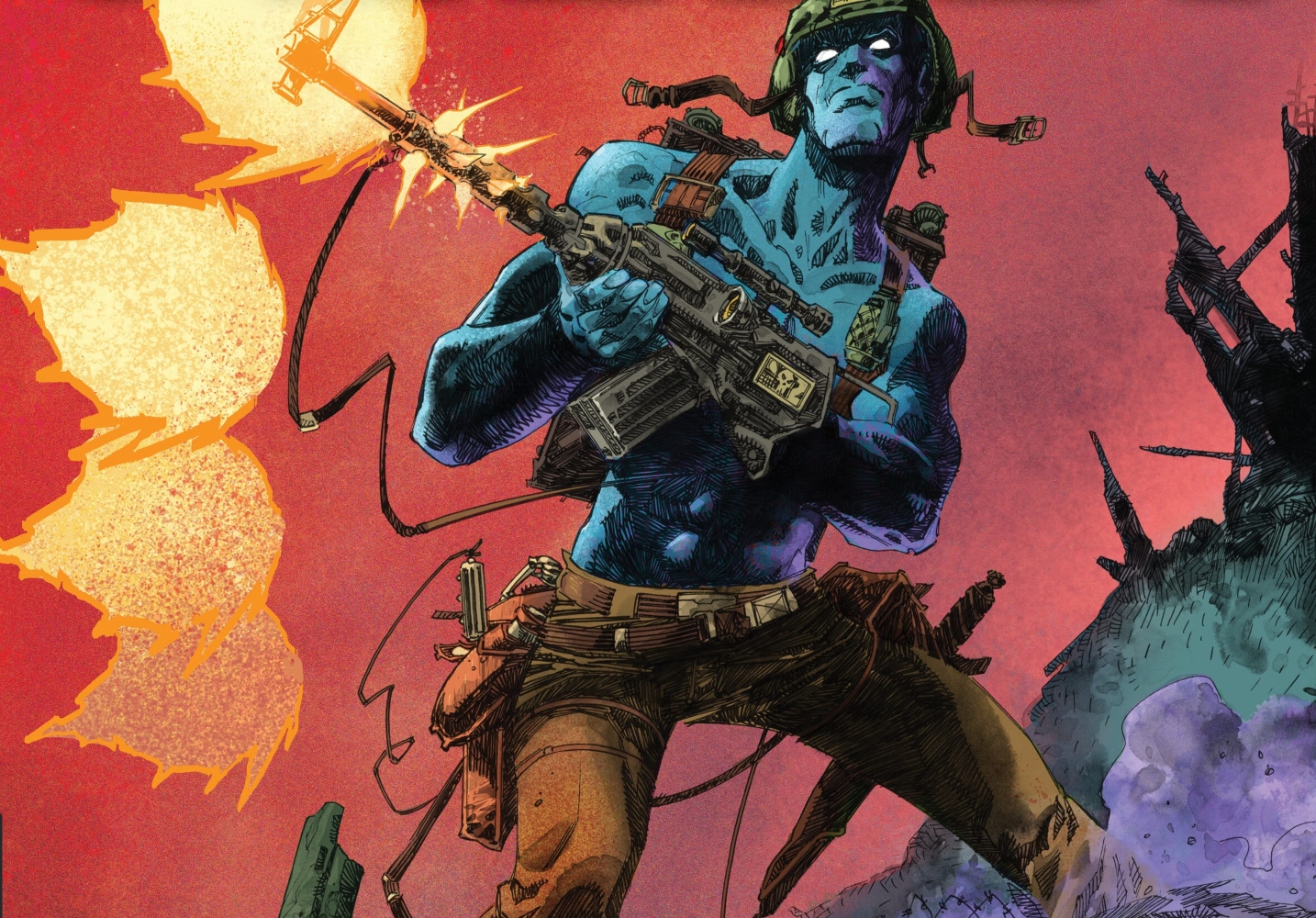 Geoffrey D. Wessel and Dan Cornwell talk action and politics in new 'Rogue Trooper' story