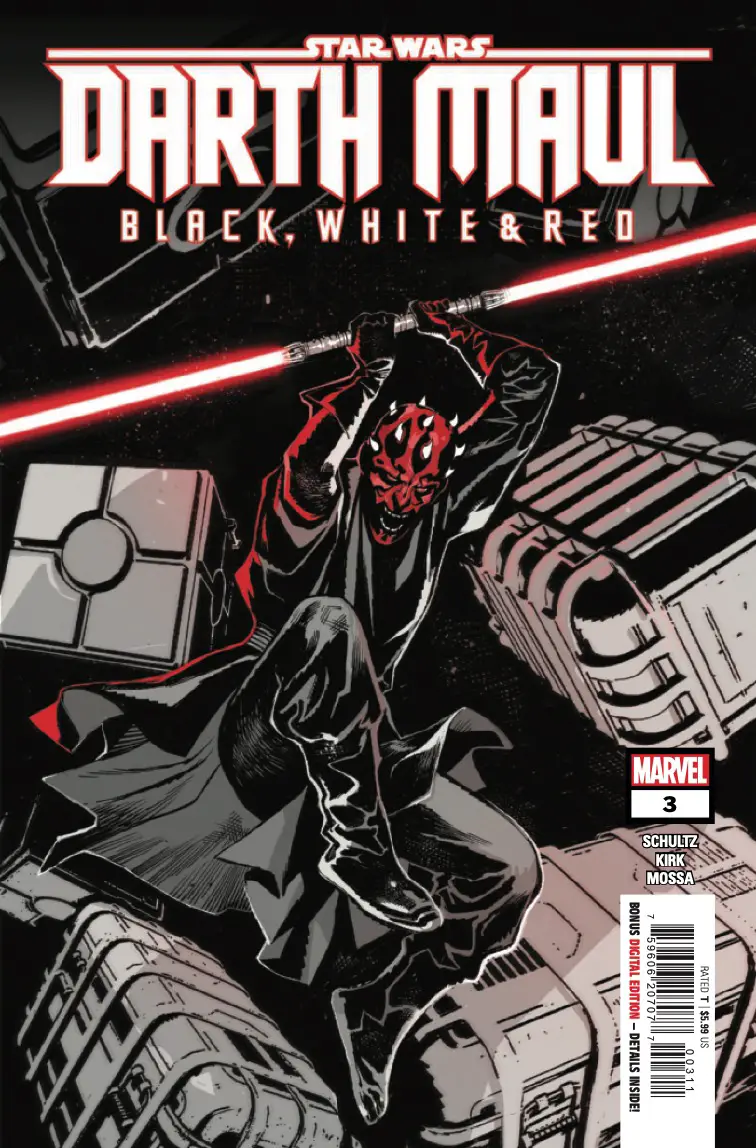 Marvel Preview: Star Wars: Darth Maul - Black, White & Red #3