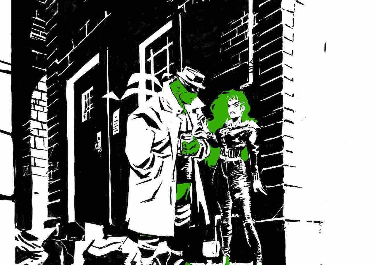 IDW EXCLUSIVE First-Look: TMNT: Black, White & Green #3
