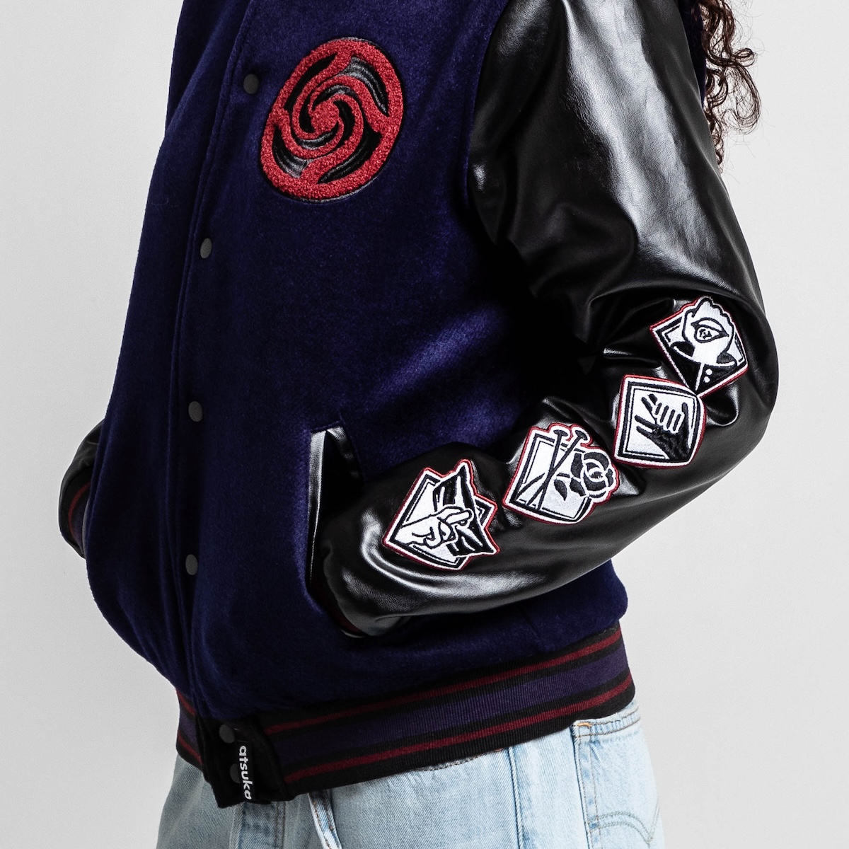 Atsuko Jujutsu Kaisen varsity jacket