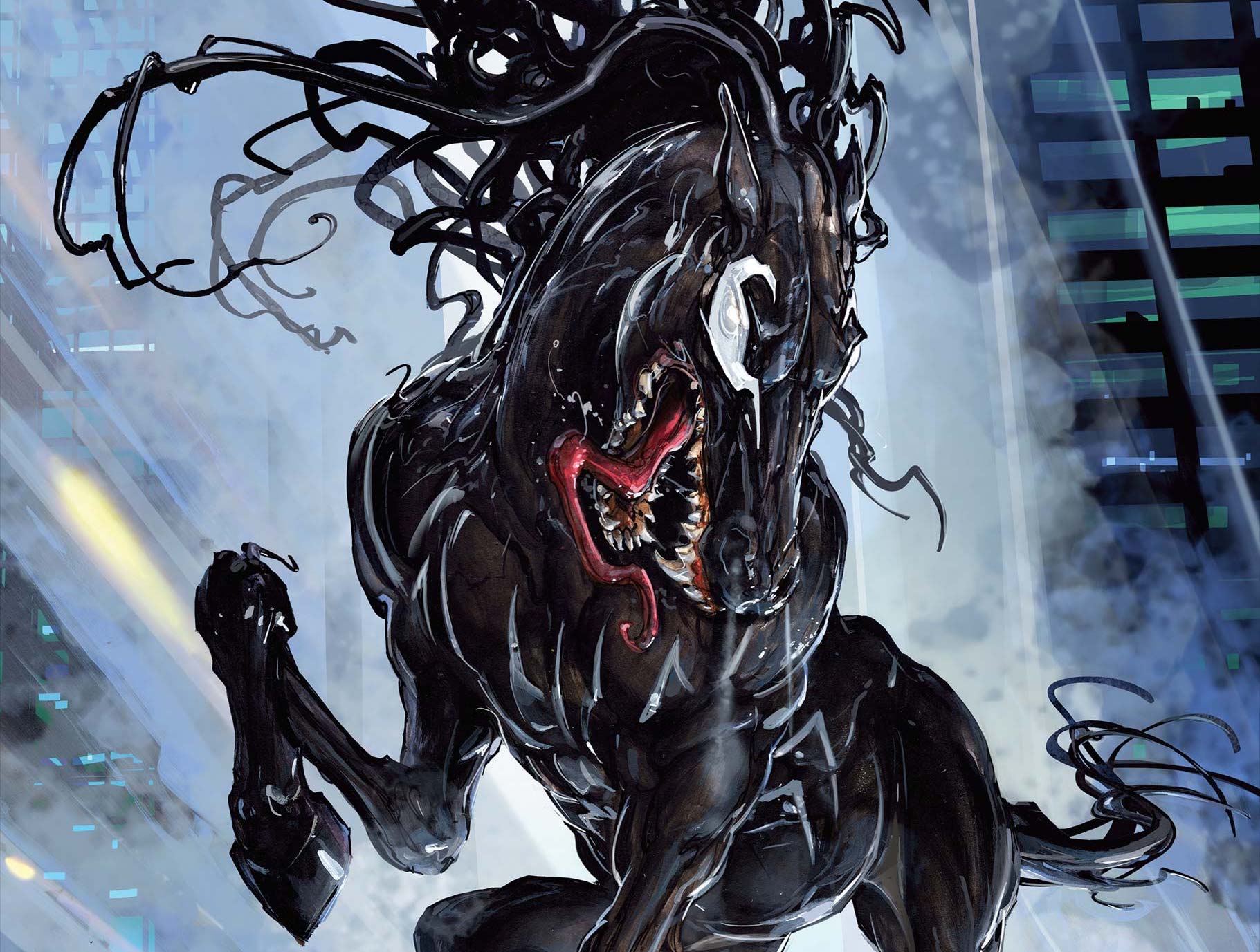 Venom Horse takes the stage in new 'Venom War' variant covers