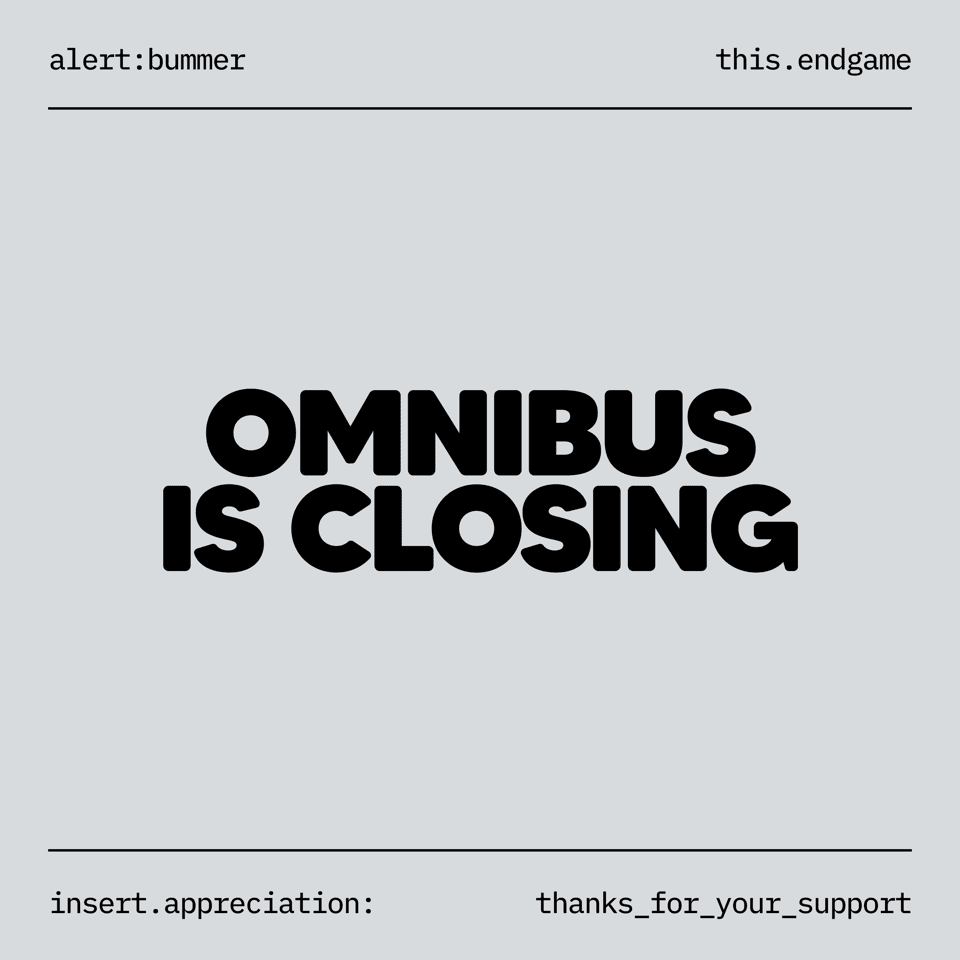 Digital comics reading app Omnibus is officially closing