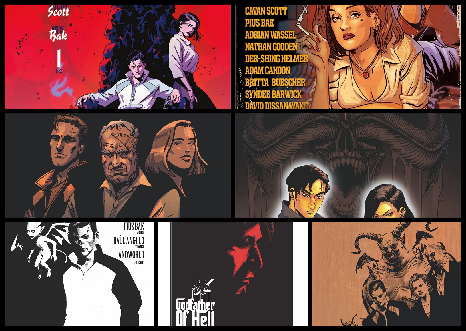 'Godfather of Hell' homage variant covers revealed, out November 2024