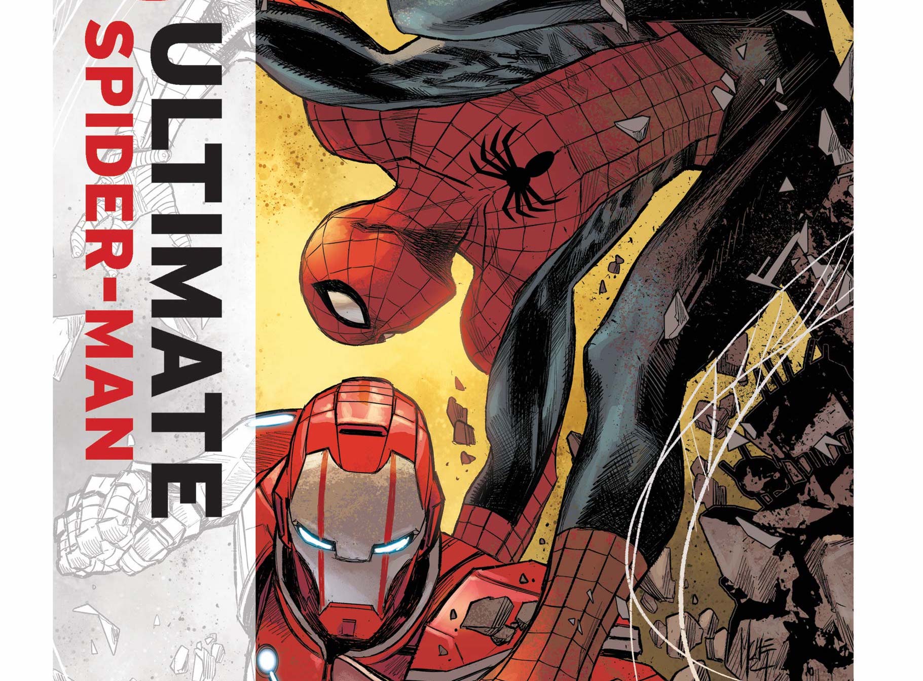 Peter Parker talks to his black suit in 'Ultimate Spider-Man' #8
