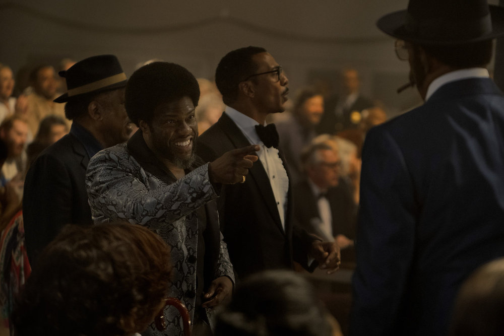 FIGHT NIGHT: THE MILLION DOLLAR HEIST -- Episode 102 -- Pictured: (l-r) Kevin Hart as Gordon "Chicken Man" Williams, RonReaco Lee as Senator Johnson