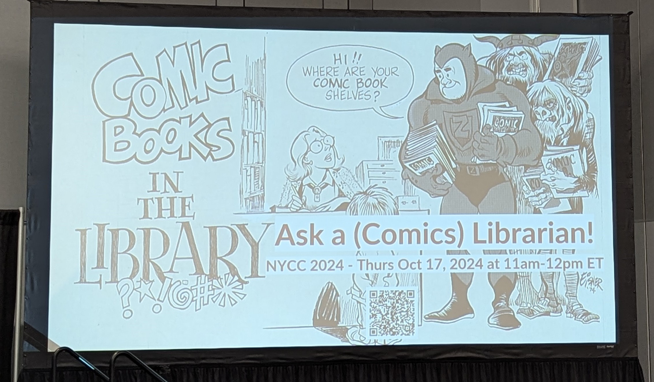 NYCC 2024: Ask a (Comics) Librarian! panel recap