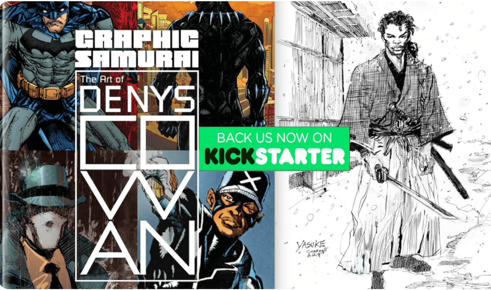 Kickstarter SCOOP: Graphic Samurai: The Art of Denys Cowan preview