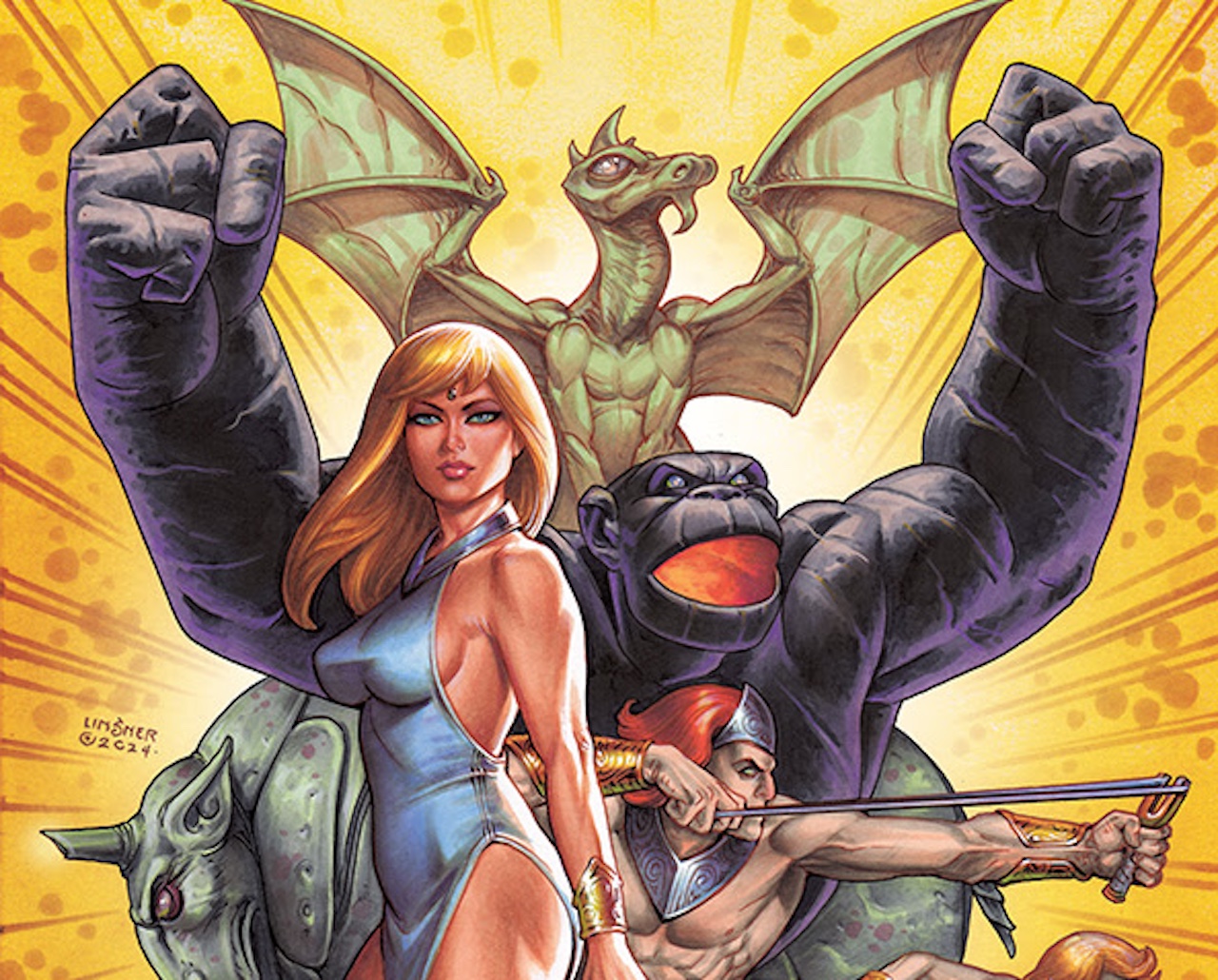 Dynamite sets February 2025 for 'Herculoids' series