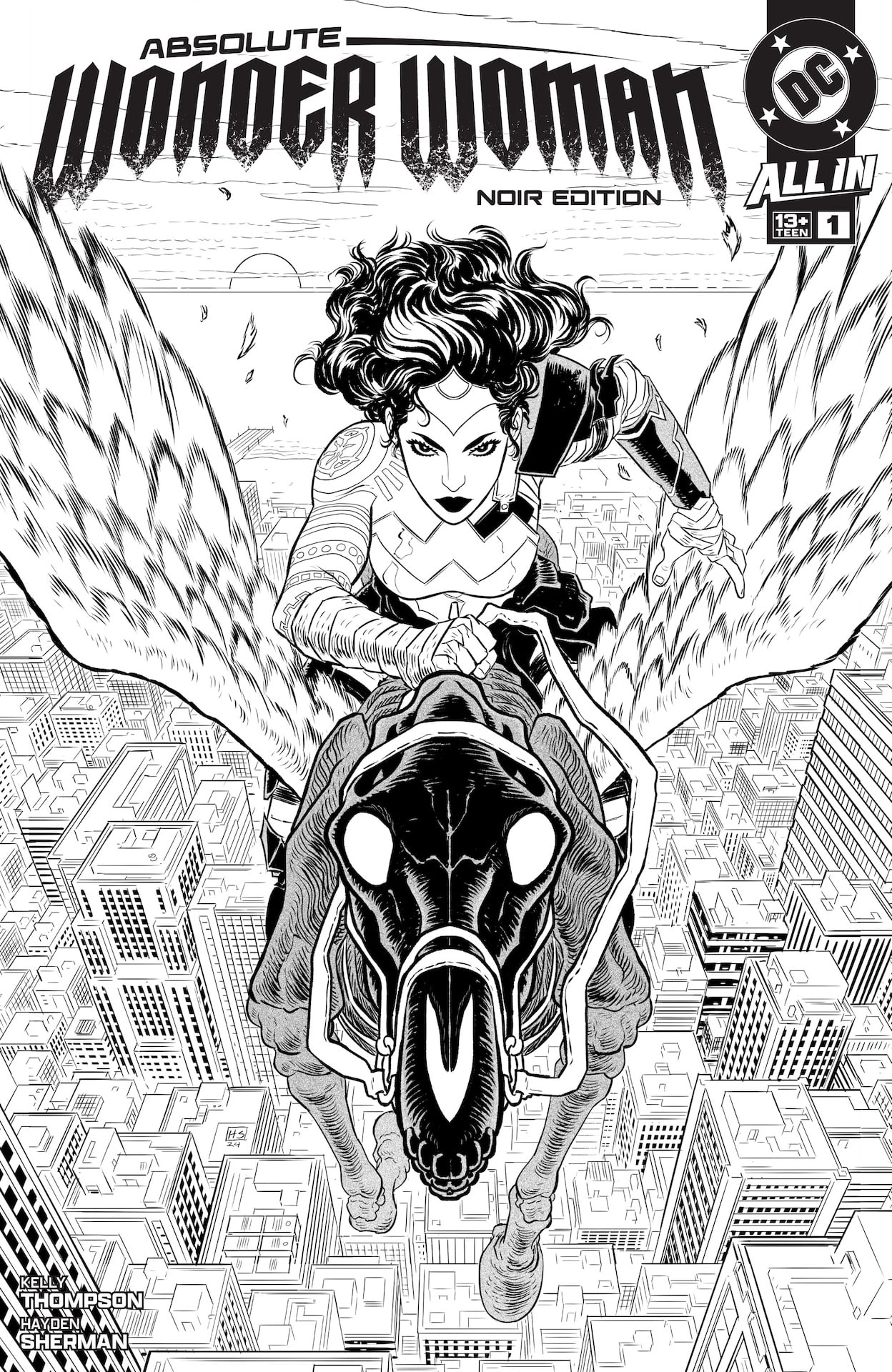 DC Preview: Absolute Wonder Woman: Noir Edition #1
