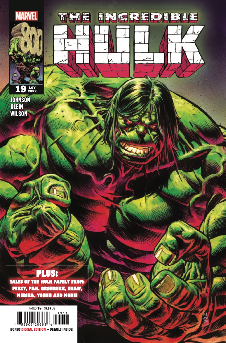 Marvel Preview: Incredible Hulk #19 (LGY #800)