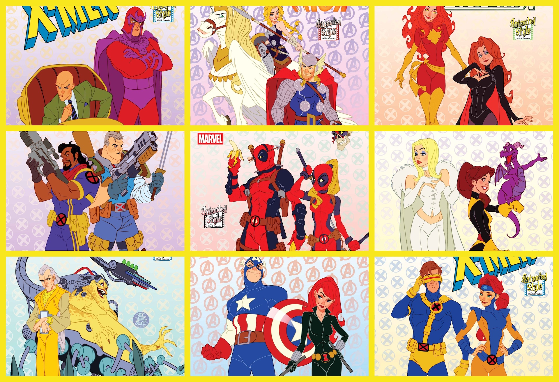 Mark Brooks brings Disney animated style to new Marvel covers in February 2025